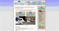 Desktop Screenshot of costockcaravanservices.co.uk